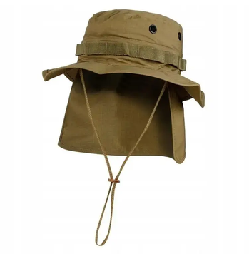 Панама тактична Mil-Tec З хвостом Захист шиї L Койот BRIT.BOONIE R/S M.NECKFLAP COYOTE (12326105-904-L) 12326105-904-L фото