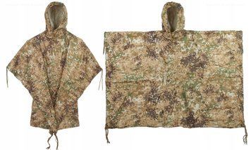 Пончо військове Mil-Tec RIPSTOP PONCHO ARID FLECK One Size (10630055) 10630055 фото