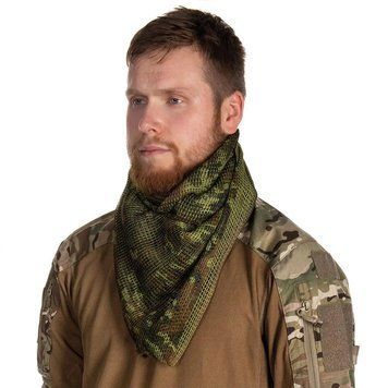 Шарф тактичний Mil-Tec Сітка маcкувальна 190х90см NETZSCHAL PES FLECKTARN (12625021) 12625021 фото