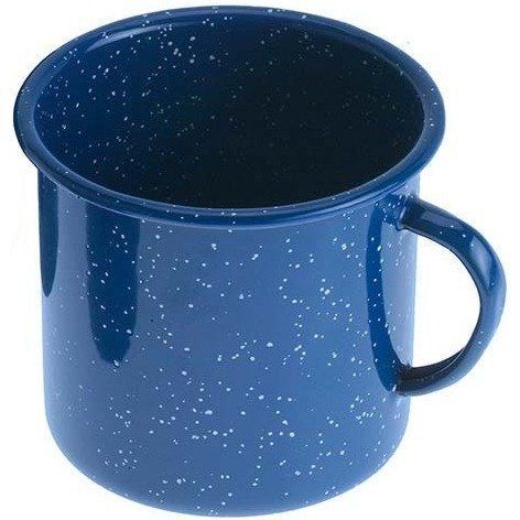 Кружка тактична Mil-Tec Емальована (ретро стиль) 350мл Синя WESTERN TRINKBEACHER EMAILLE 350ML BLAU (14609000-350) 14609000-350 фото