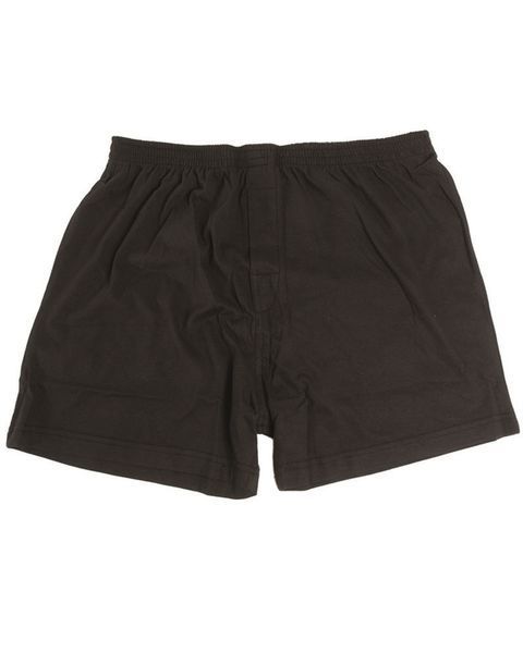 Труси чоловічі Mil-Tec Боксери вільного крою S Чорні BOXER SHORTS SCHWARZ (11201002-902-S) 11201002-902-S фото