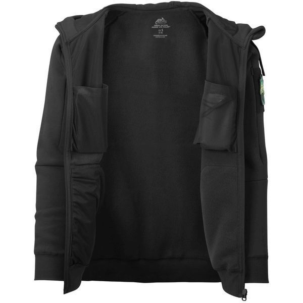 Кофта тактична Helikon-Tex худі на замку Tactical Hoodie Lite L Black (BL-ULF-CB-01-B05-L) BL-ULF-CB-01-B05-L фото