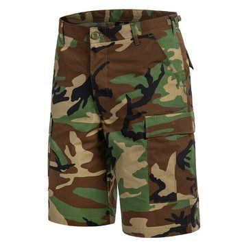 Шорти тактичні Helikon-Tex PoliCotton Ripstop Shorts S Woodland (SP-BDK-PR-03-B03-S) SP-BDK-PR-03-B03-S фото