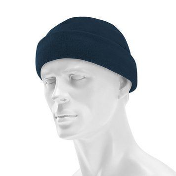 Шапка тактична флісова Helikon-Tex під шолом Cap Fleece One size Navy Blue (CZ-DOK-FL-37) CZ-DOK-FL-37 фото