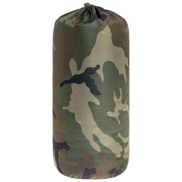 Підкладка під пончо Mil-Tec 3в1 утеплена 210х150см Woodland з чохлом (14425020) 14425020 фото