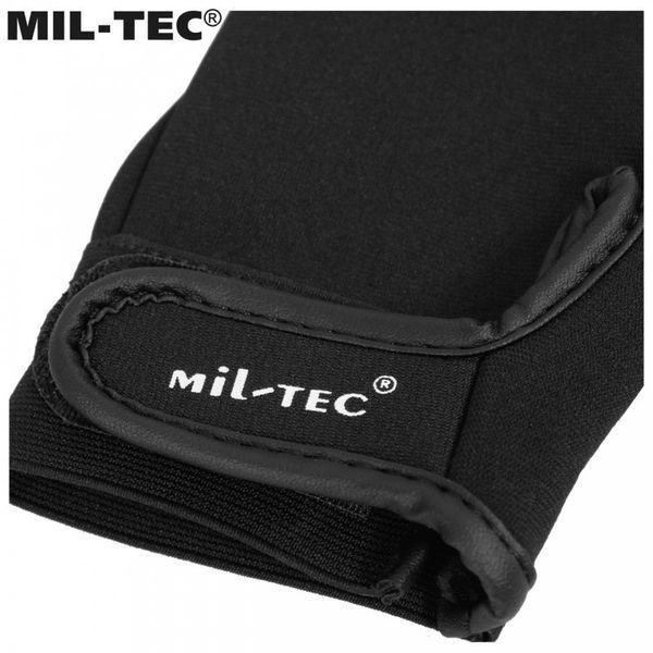 Рукавиці тактичні Mil-Tec Неопренові M Чорні NEOPREN HANDSCHUHE SCHWARZ KURZ (11660002-903-M) 11660002-903-M фото