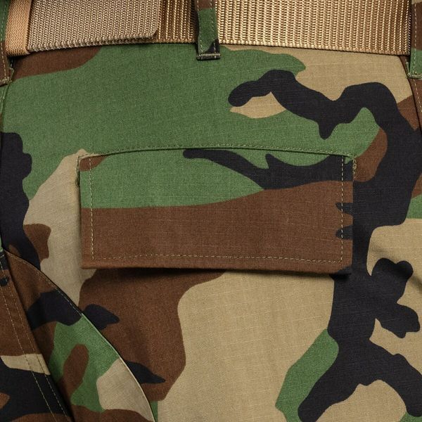 Шорти тактичні Helikon-Tex PoliCotton Ripstop Shorts S Woodland (SP-BDK-PR-03-B03-S) SP-BDK-PR-03-B03-S фото