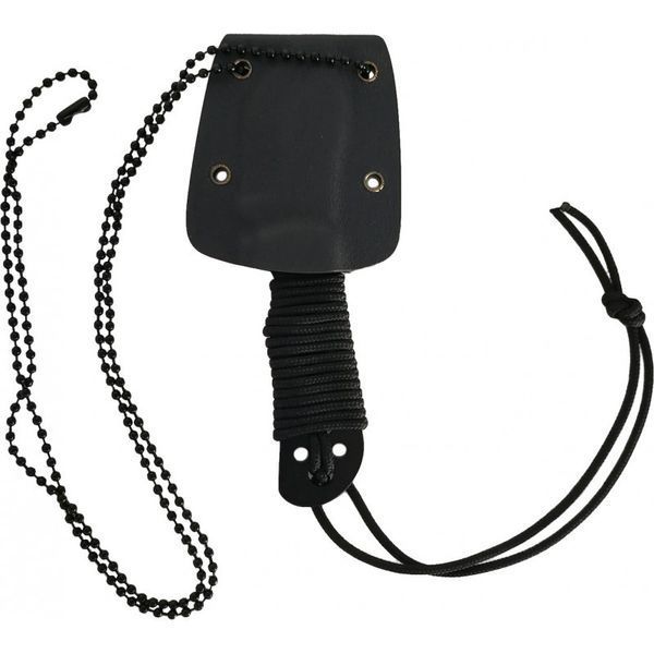 Ніж тактичний Mil-Tec Із паракордом На шию Чорний NECK KNIFE PARACORD M.KETTE 10,5CM (15398400) 15398400 фото
