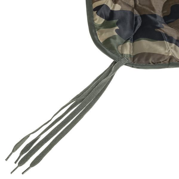 Підкладка під пончо Mil-Tec 3в1 утеплена 210х150см Woodland з чохлом (14425020) 14425020 фото