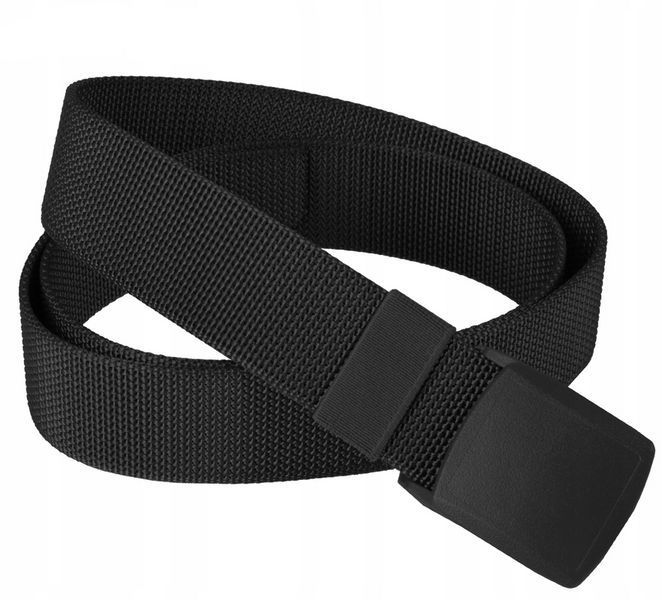Ремінь тактичний Mil-Tec Із пластиковою пряжкою One size 130см Чорний HOSENG&Uuml;RTEL QUICK RELEASE 38MM SCHWARZ (13121102) 13121102 фото