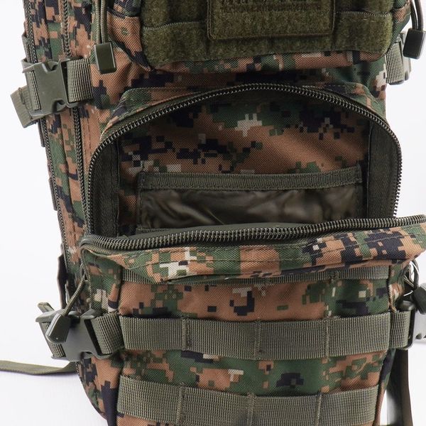 Рюкзак тактичний Mil-Tec 20Л Мультікам Темний Піксель US ASSAULT PACK SM DIGITAL W/L (14002071-20) 14002071-20 фото
