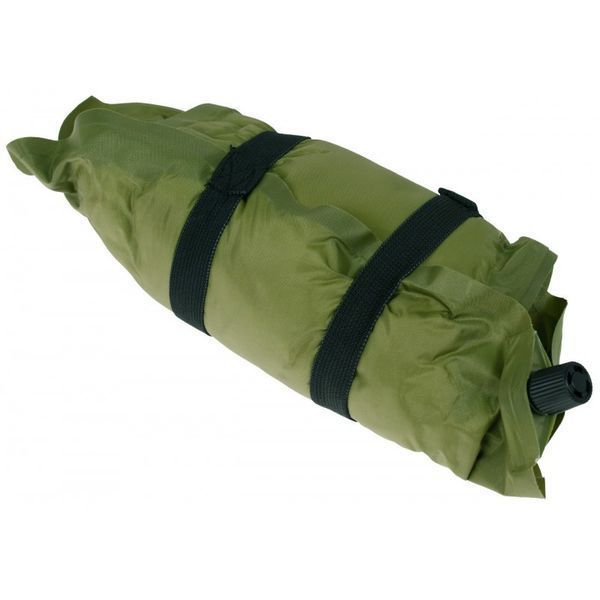 Термоподушка самонадувна Mil-Tec з чохлом. армійська польова Olive (14416601) 14416601 фото