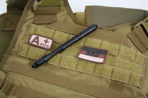 Тактична ручка Mil-Tec зі склобоєм Tactical Pen Black (15990002) 15990002 фото