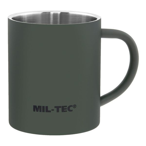 Термокружка Mil-Tec 450мл. з подвійними стінками та тефлоновим покриттям (14603500-450) 14603500-450 фото