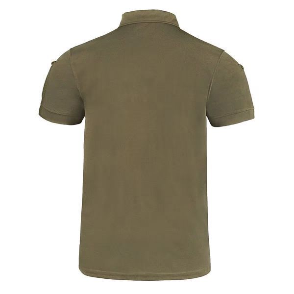 Футболка Mil-Tec швидкосохнуча 2XL Tactical Quick Dry Poloshirt Olive (10961001-906-XXL) 10961001-906-XXL фото