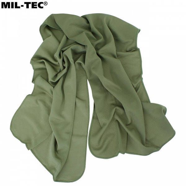 Охолоджуючий рушник-шарф Mil-Tec 100х31см Cool Down Towel Olive (16024200) 16024200 фото