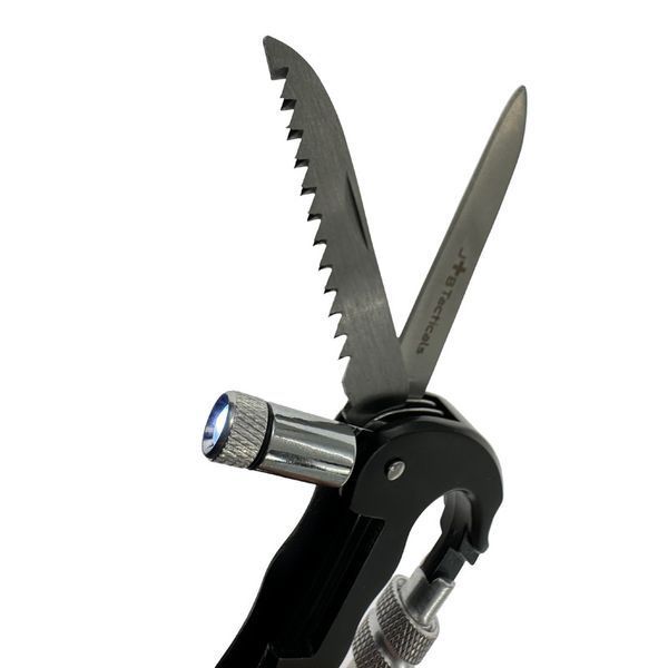 Мультитул тактичний JB Tactical карабін Multitool Black (JB-MLT-0006-BLK) JB-MLT-0006-BLK фото