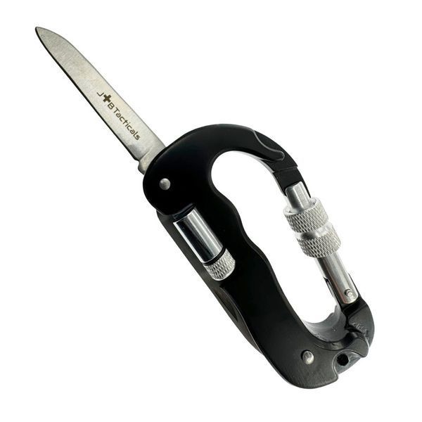 Мультитул тактичний JB Tactical карабін Multitool Black (JB-MLT-0006-BLK) JB-MLT-0006-BLK фото