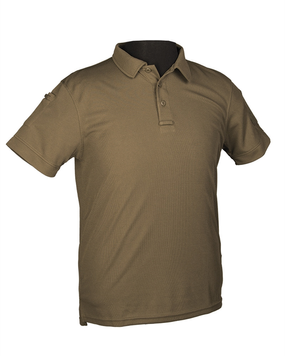 Футболка Mil-Tec швидкосохнуча L Tactical Quick Dry Poloshirt Olive (10961001-904-L) 10961001-904-L фото