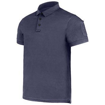 Футболка поло Mil-Tec армійська швидкосохнуча Tactical Quickdry Polo Shirt 2XL Dark Blue (10961003-906-XXL) 10961003-906-XXL фото