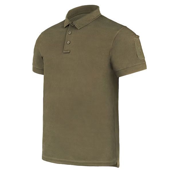 Футболка Mil-Tec швидкосохнуча M Tactical Quick Dry Poloshirt Olive (10961001-903-M) 10961001-903-M фото