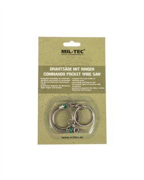 Пилка тактична Mil-Tec Ручна ланцюгова Нержавіюча сталь DRAHTS&Auml;GE M.RINGEN (15502000) 15502000 фото