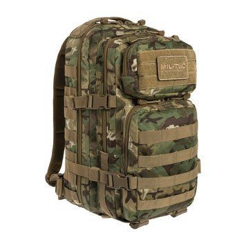 Рюкзак тактичний 20л. Мультікам Mil-Tec US ASSAULT PACK SM W/L-ARID (14002056-20) 14002056-20 фото