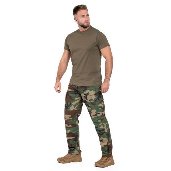 Футболка Mil-Tec армійська T-shirt US Style 2XL Grey/Olive (11011016-906-XXL) 11011016-906-XXL фото