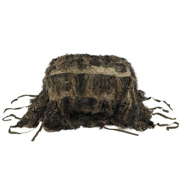 Маскувальна сітка MIL-TEC Ghillie Cover Anti Fire 140x100 см Woodland (11962220) 11962220 фото