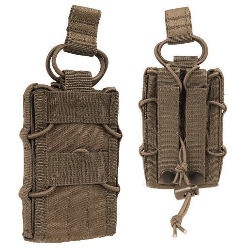 Підсумок тактичний для магазина Одинарний Койот Mil-Tec MAG.TASCHE OPEN TOP SINGLE DARK COYOTE (13496919) 13496919 фото