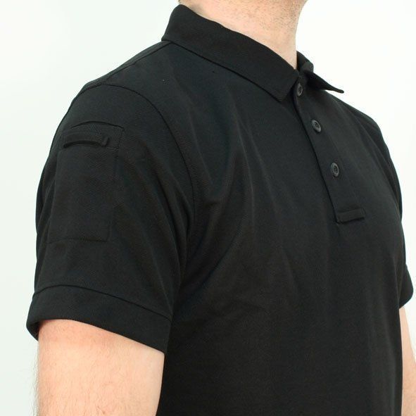 Футболка Mil-Tec швидкосохнуча XL Tactical Quick Dry Poloshirt Black (10961002-905-XL) 10961002-905-XL фото