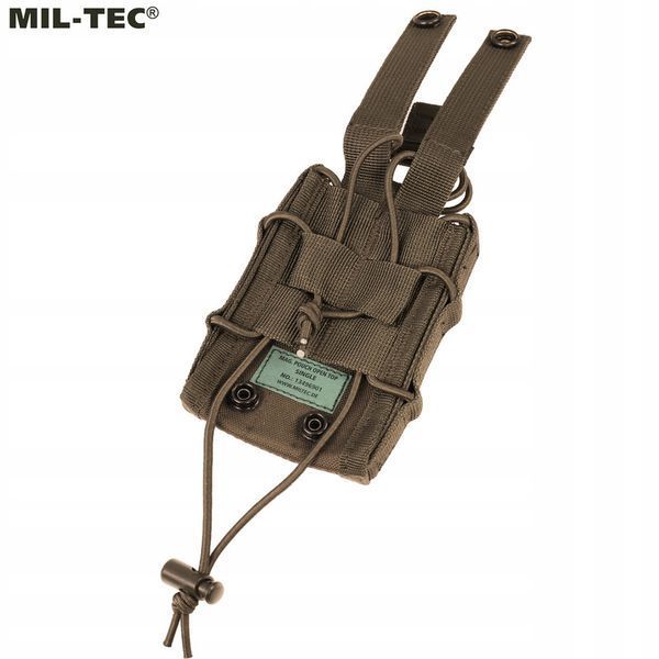 Підсумок тактичний для магазина Одинарний Койот Mil-Tec MAG.TASCHE OPEN TOP SINGLE DARK COYOTE (13496919) 13496919 фото