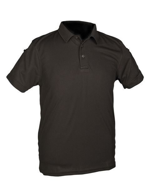 Футболка Mil-Tec швидкосохнуча S Tactical Quick Dry Poloshirt Black (10961002-902-S) 10961002-902-S фото