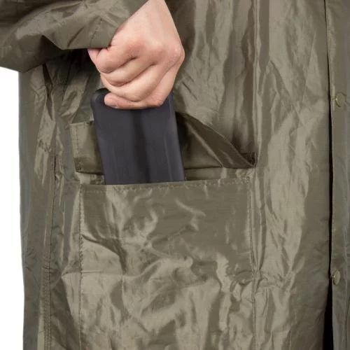 Дощовик тактичний Mil-Tec непромокний антидощ S Regenmantel Pes/pvc Olive (10625201-902-S) 10625201-902-S фото