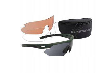 Окуляри тактичні Mil-Tec SWISS EYE Балістичні Із змінними лінзами TACT.BRILLE SWISS EYE NIGHTHAWK OLIV (15624621) 40293 15624621 (40293) фото