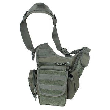 Сумка Mil-Tec&reg; тактична через плече однолямкова Олива SLING BAG MULTIFUNCTION OLIV (13726501) 13726501 фото