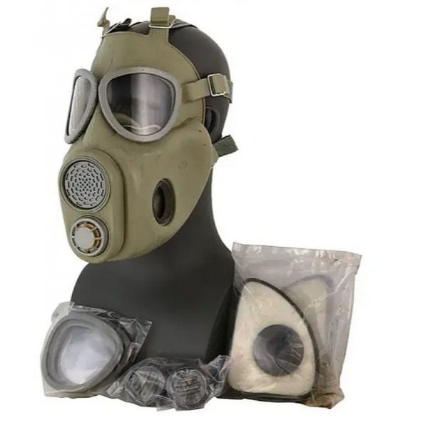 Протигаз маска Mil-Tec ABC M10 із фільтрами та сумкою SCHUTZMASKE M10 M.FI.U.TA. (91650320) 91650320 фото