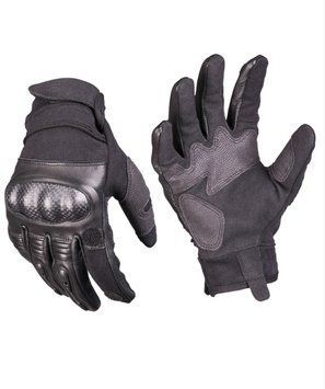 Рукавиці тактичні Mil-Tec Шкіряні із захистом M Чорні TACTICAL GLOVES GEN.II LEDER SCHWARZ (12504402-903-M) 12504402-903-M фото