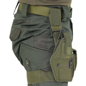Кобура Mil-Tec Олива TIEFZIEHHOLSTER RECHTS (16145001) 16145001 фото