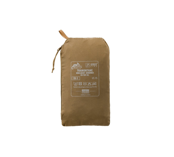 Куртка тактична Helikon-tex легка Tramontane WindPack M Woodland (KU-TMT-NL-03-B04-M) KU-TMT-NL-03-B04-M фото