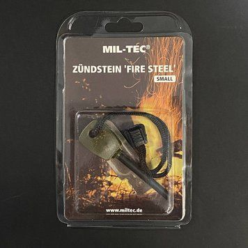 Кресало тактичне Mil-Tec Z&Uuml;NDSTEIN 'FIRE STEEL' SMALL (15273000) 15273000 фото