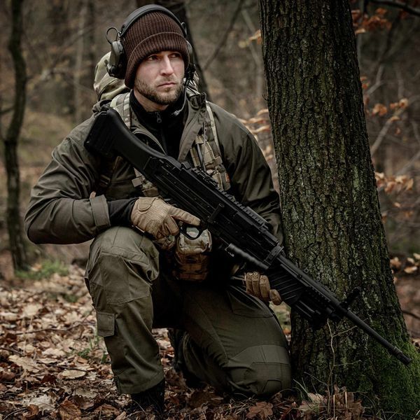 Шапка армійська Mil-Tec вовняна Us Watch Cap Wolle Olive (12140001) 12140001 фото