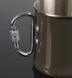 Кружка тактична Mil-Tec із карабіном 250мл Олива KARABINERBECHER 250 S/STEEL OLIV (14608102-250) 14608102-250 фото 4