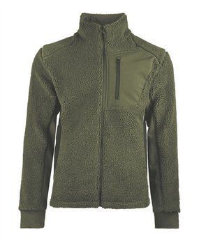 Куртка тактична Mil-Tec фліска Bearforce Teddy-fleece Jacket M Olive (10856601-903-M) 10856601-903-M фото