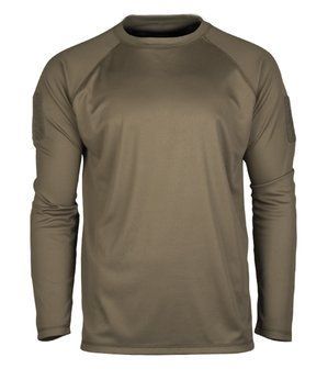 Сорочка Mil-Tec швидкосохнуча 2XL Tactical Quick-dry Langarmshirt Olive (11082001-906-2XL) 11082001-906-2XL фото