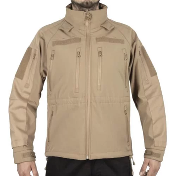 Куртка тактична Mil-Tec демісезон Softshell Plus S Dark Coyote (10859005-902-S) 10859005-902-S фото
