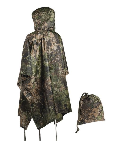 Пончо тактичне Mil-Tec One size Плащ-палатка RipStop PONCHO PE WASP I (10630067) 10630067 фото