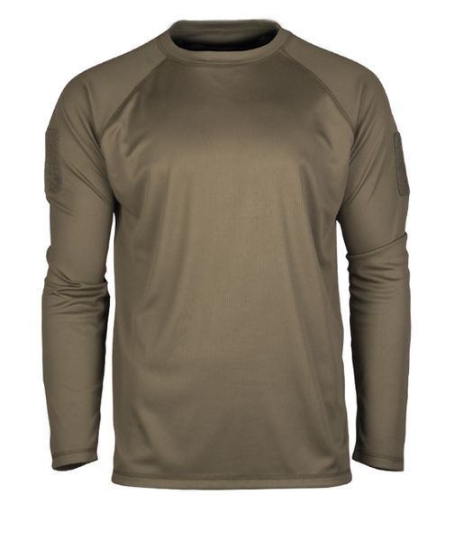 Сорочка Mil-Tec швидкосохнуча 2XL Tactical Quick-dry Langarmshirt Olive (11082001-906-2XL) 11082001-906-2XL фото