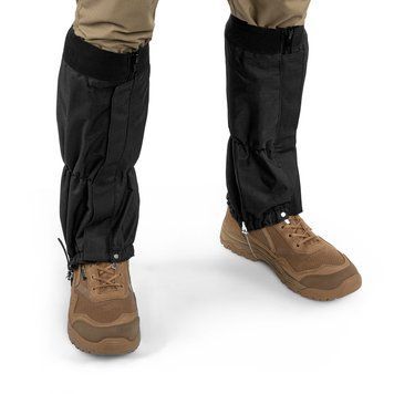 Гамаші Mil-Tec водонепроникні Steel Wire Fixing Gaiters Black (12906002) 12906002 фото
