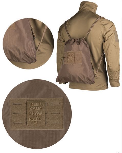 Тактична сумка Темний койот Mil-Tec SPORTBEUTEL HEXTAC DARK COYOTE (14048019) 14048019 фото
